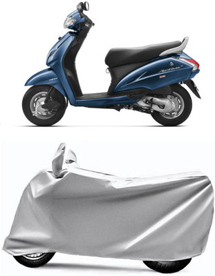 V VINTON Two Wheeler Cover for Honda(Activa 3G, Silver)