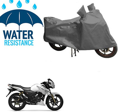 RPSENTTERPR Waterproof Two Wheeler Cover for TVS(Apache RTR 180, Grey)