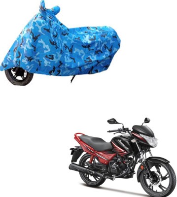 RONISH Two Wheeler Cover for Hero(Glamour i3s, Multicolor)