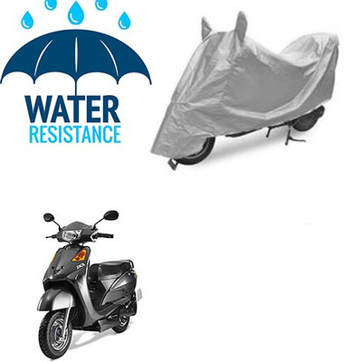 RPSENTTERPR Waterproof Two Wheeler Cover for Indus(Yo Spark, Silver)
