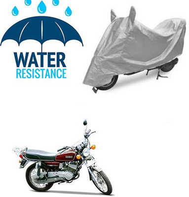 RPSENTTERPR Waterproof Two Wheeler Cover for Yamaha(RX 100, Silver)