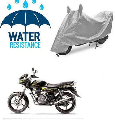 RPSENTTERPR Waterproof Two Wheeler Cover for Bajaj(Discover 100 DTS-i, Silver)