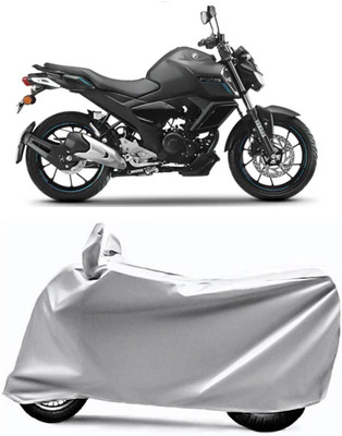 V VINTON Two Wheeler Cover for Yamaha(FZ-S FI, Silver)