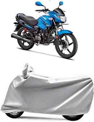 V VINTON Two Wheeler Cover for Hero(Glamour FI, Silver)