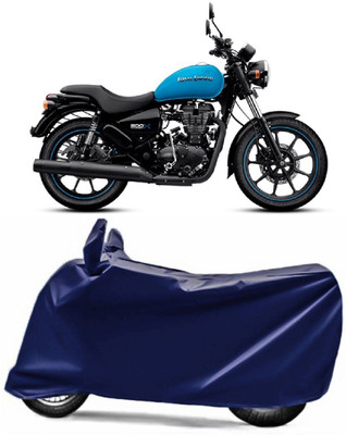 MMSSTAR Waterproof Two Wheeler Cover for Royal Enfield(Thunderbird 500, Blue)