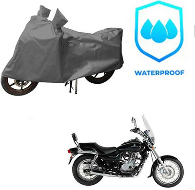 RPSENTTERPR Waterproof Two Wheeler Cover for Bajaj(Avenger 220 DTS-i, Grey)