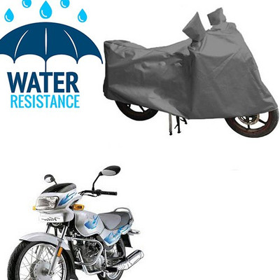 saanvi Waterproof Two Wheeler Cover for TVS(Victor GLX, Grey)
