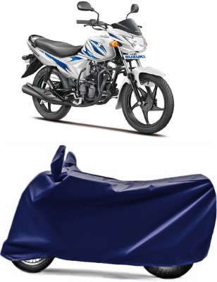 MMSSTAR Waterproof Two Wheeler Cover for Suzuki(Hayate, Blue)