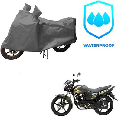 RPSENTTERPR Waterproof Two Wheeler Cover for Yamaha(Saluto, Grey)