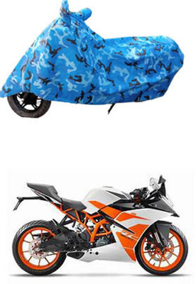RONISH Waterproof Two Wheeler Cover for KTM(RC 200, Blue)