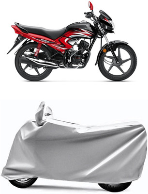 PVVSTAR Two Wheeler Cover for Honda(Dream Yuga, Silver)