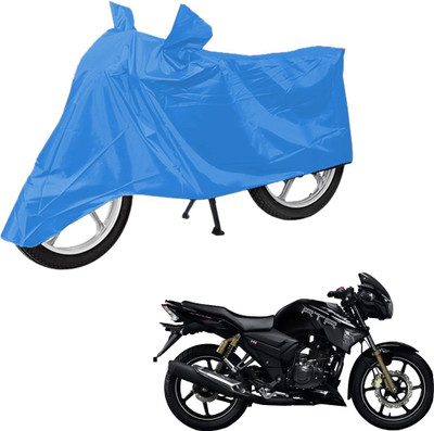 UrbanLifesylers Two Wheeler Cover for TVS(Apache RTR 180, Blue)