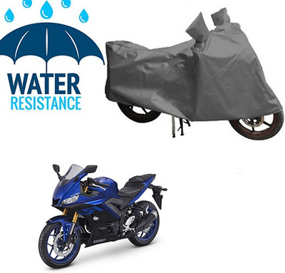 saanvi Waterproof Two Wheeler Cover for Yamaha(YZF R25, Grey)