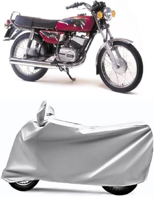 AUCTIMO Two Wheeler Cover for Yamaha(RX 100, Silver)