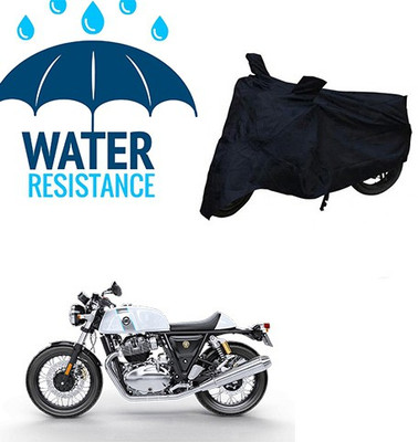 RPSENTTERPR Waterproof Two Wheeler Cover for Royal Enfield(Continental GT, Black)