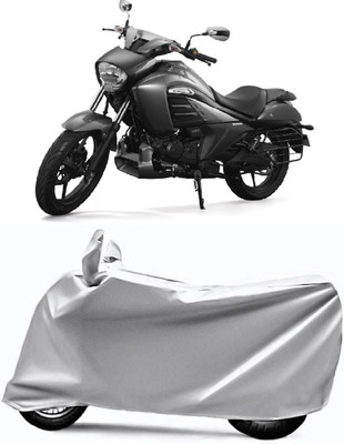 PVVSTAR Two Wheeler Cover for Suzuki(intruder 150, Silver)