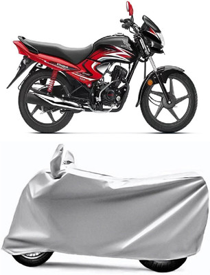 PPVSTAR Two Wheeler Cover for Honda(Dream Yuga, Silver)