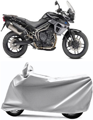 V VINTON Two Wheeler Cover for Triumph(Tiger 800 XR, Silver)