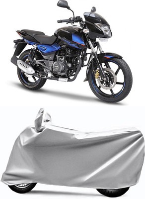 PVSTAR Two Wheeler Cover for Bajaj(Pulsar 150 DTS-i, Silver)