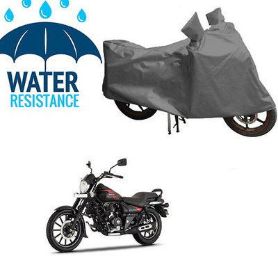 saanvi Waterproof Two Wheeler Cover for Bajaj(Avenger 220 Street, Grey)