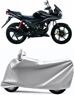 THE REAL ARV Waterproof Two Wheeler Cover for Honda(CBF, Silver)