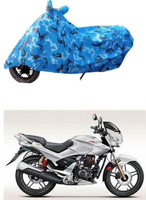 RONISH Waterproof Two Wheeler Cover for Hero(CBZ Extreme, Blue)