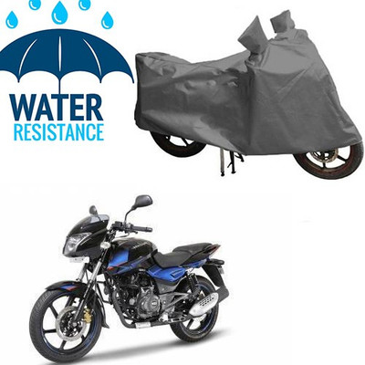 saanvi Waterproof Two Wheeler Cover for Bajaj(Pulsar 150 DTS-i, Grey)