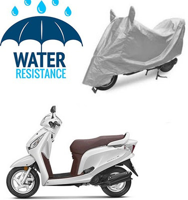 RPSENTTERPR Waterproof Two Wheeler Cover for Honda(Aviator, Silver)