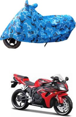 RONISH Waterproof Two Wheeler Cover for Honda(CBR 1000RR, Blue)