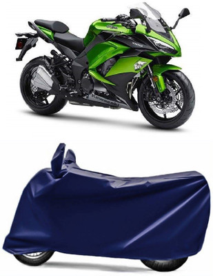 Swarish Two Wheeler Cover for Kawasaki(Ninja 1000, Blue)