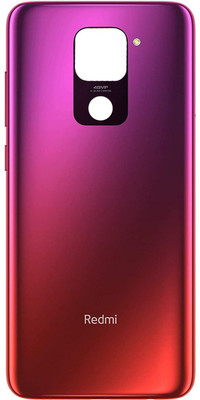 Unique4Ever Redmi Note 9 With Side Key Back Panel(Scarlet Red)