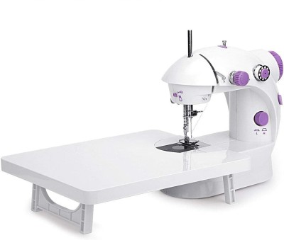 BETZILA Portable & Compact Mini Sewing Machine with Extension Table, And Sewing Kit Box, adapter and foot pedal Portable Dual Speed ​​Beginner Sewing Machine with Light Electric Sewing Machine( Built-in Stitches 30)