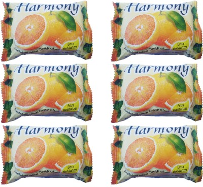 Harmony Fruity Orange Extract Soap(6 x 75 g)