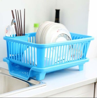 DDecora 3 in 1 Large Sink Set Dish Rack Drainer Drying Rack...