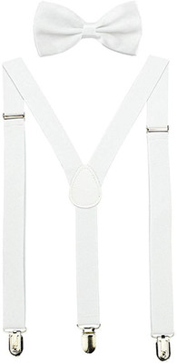 Axtitude Y- Back Suspenders for Men(White)