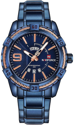 NAVIFORCE NF9117S-BLUE NF9117S Analog Watch  - For Men