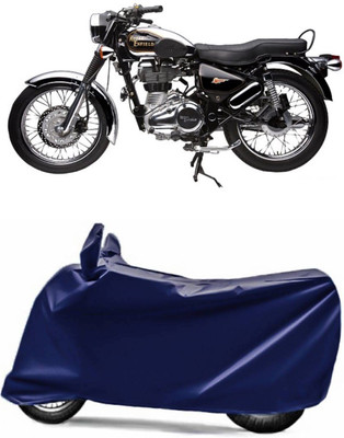 PVSTAAR Two Wheeler Cover for Royal Enfield(Electra Delux, Blue)