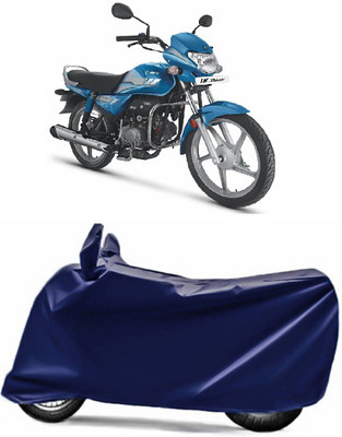 PVSTAR Two Wheeler Cover for Hero(HF Deluxe, Blue)