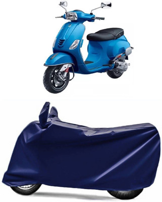 Swarish Two Wheeler Cover for Piaggio(Vespa, Blue)
