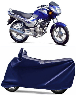 V VINTON Two Wheeler Cover for TVS(Victor GLX, Blue)