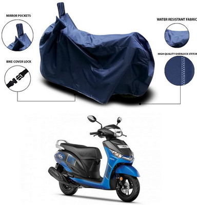 SEBONGO Waterproof Two Wheeler Cover for Yamaha(Alpha, Blue)