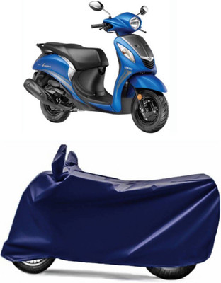 MMSSTAR Waterproof Two Wheeler Cover for Yamaha(Fascino, Blue)