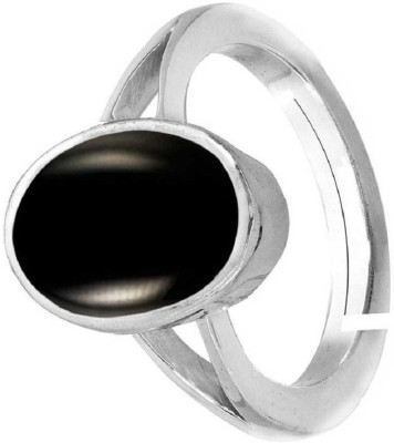 KUNDLI GEMS sulemani Hakik / Agate ring Original stone 7.25 ratti Lab Certified and Astrological Purpose for unisex Stone Agate Silver Plated Ring