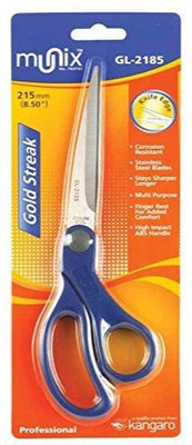 munix Scissors GL-2185 Scissors(Set of 1, Blue)