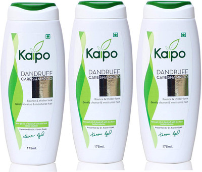 KAIPO Anti Dandruff Shampoo for Control Dandruff and Hair Fall (Pack of 3x175ml)(525 ml)