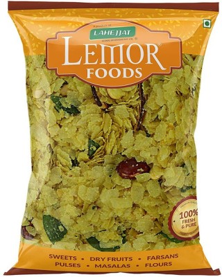 Lemor Nylon Chivda Namkeen Snacks for Foodie Indians (400 g, 2 Packs of 200g)(2 x 200 g)