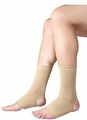 TADDY Anklets for Pain Relief Ankle Compression Sleeves for Women and Men Achilles Ankle Support(Beige)