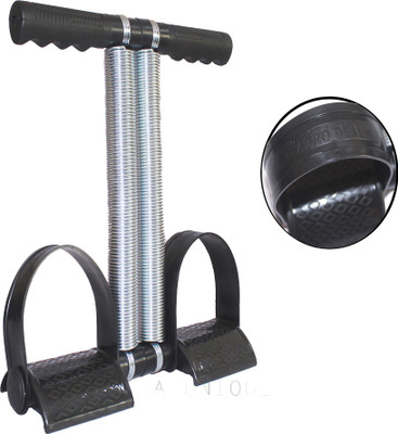 AJRO DEAL Double Spring Tummy Trimmer, Ab Exerciser -Multipurpose Fitness Equipment (Black) Ab Exerciser(Black)