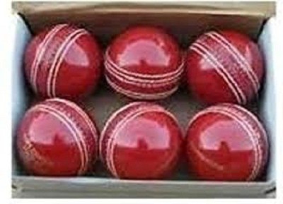 DAYAL ENTERPRISES Genuine Leather 4 Piece Pink Cricket Ball Cricket Leather Ball(Pack of 6, Pink)