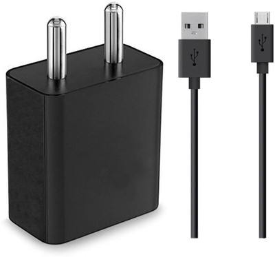 MM Brand 2.5 A Wall Charger for Mobile with Detachable Cable(Black)